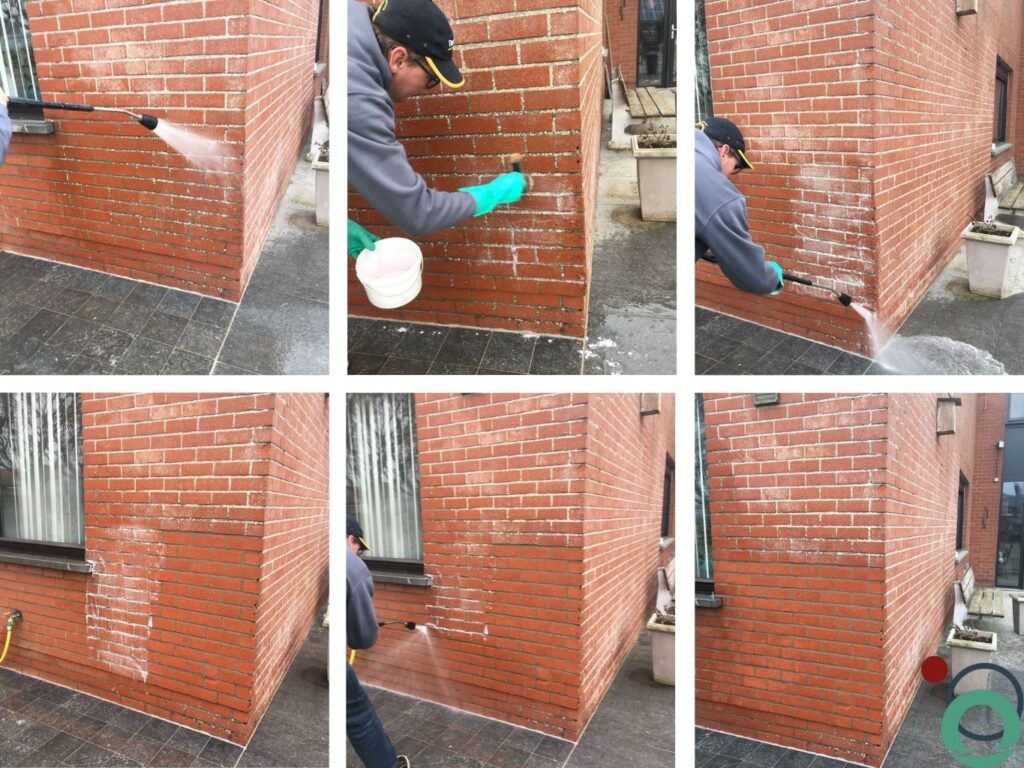 Gevel impregneren en reinigen
