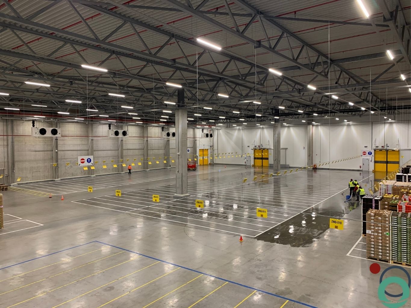 Industriële reiniging bij oplevering van voedingsopslag