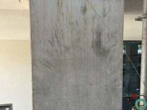 Roest verwijderen op beton