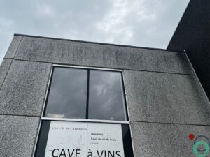 Vervuild silexbeton met atmosferische vervuilingen