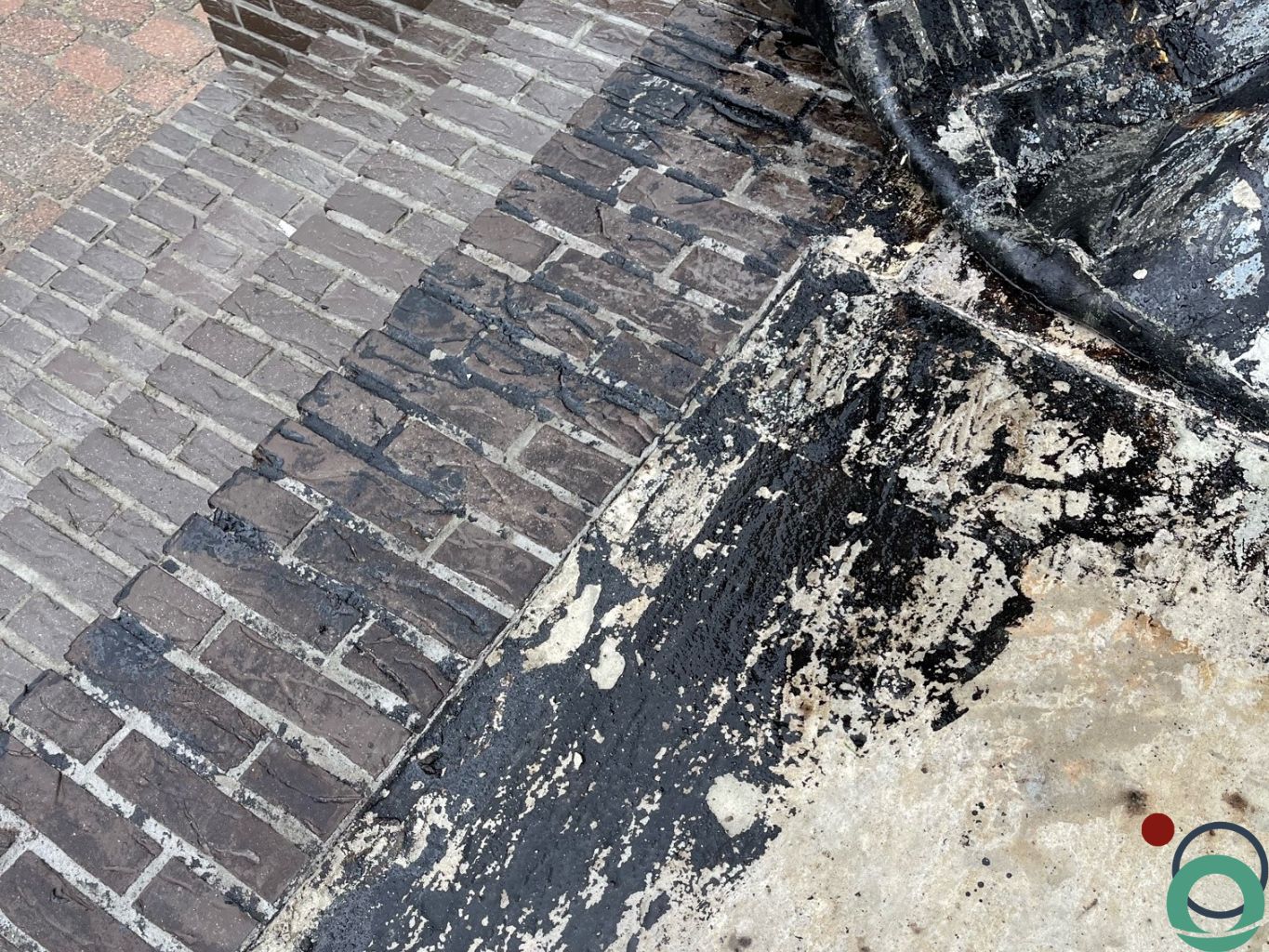 VRAAG van een klant: Teer op stenen terras