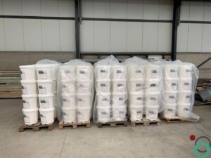 Chemifor Dooikorrels Plus wordt meegeleverd bij oplevering van een pas gereinigde betonvloer